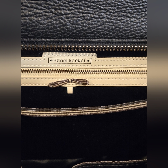 Henri Bendel The Rivington Black Leather Convertible Tote - Picture 12 of 16